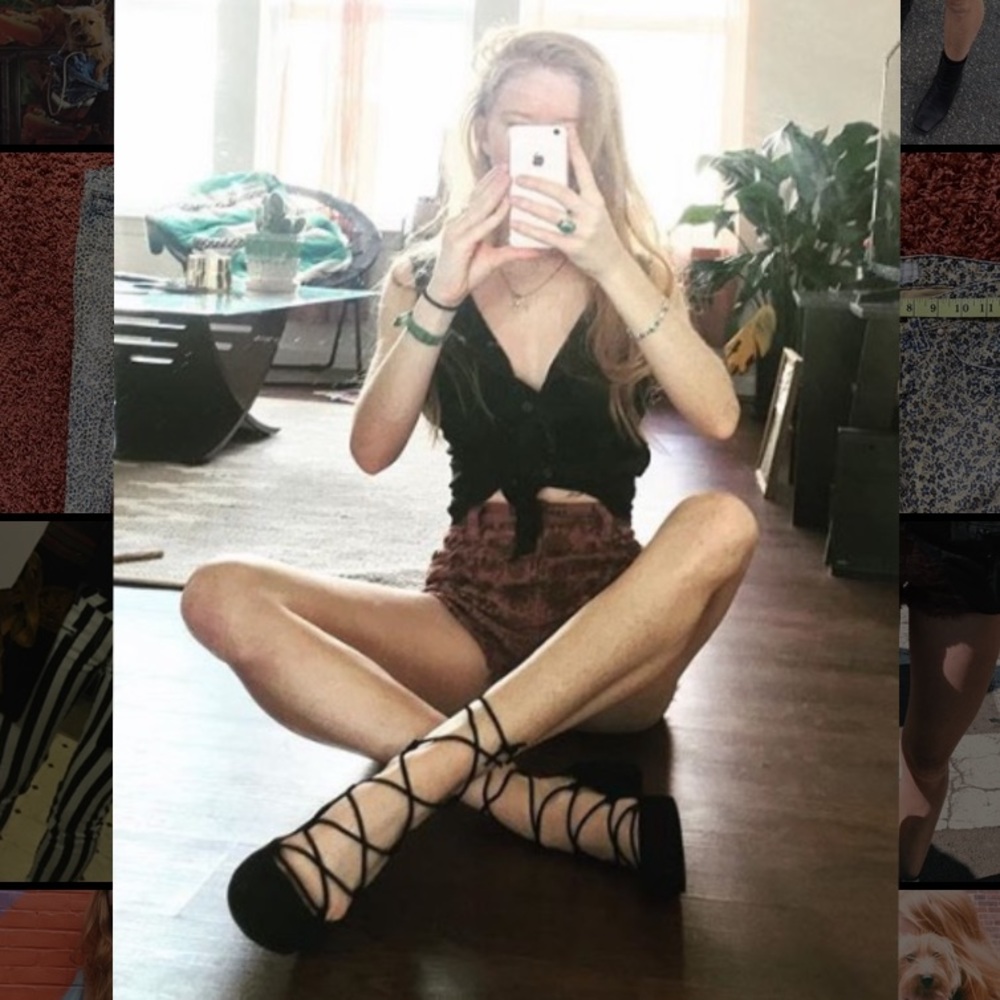 Lace up Urban Outfitters suede shoes. Size 39